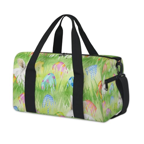 Ostern-Sporttasche, Osterhasen-Eier, Wochenende, Übernachtungstasche, Reisetasche, Reisetasche, für Kinder, Mädchen, Jungen, Damen, Herren von TropicalLife