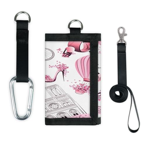 Romantische Paris Eiffelturm Geldbörse Slim Kleine Tasche Geld Organizer Tasche Eiffelturm Leicht Tragbar Kleingeld Geldbörse von TropicalLife