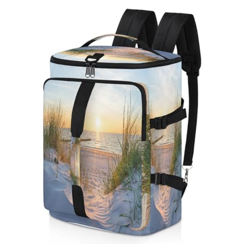 Sommer Strand Sport Duffel Rucksack für Männer Frauen, Marine Strand Wochenende Tasche mit Schuhfach Tote Übernachtung Tasche 47,5L für Sport Gym Reisen, farbe, 47.5L, Taschen-Organizer von TropicalLife