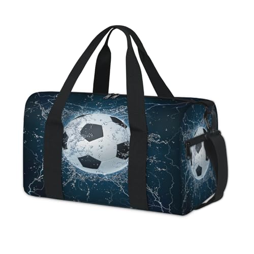 Sporttasche mit Fußball-Motiv, für Kinder, Mädchen, Jungen, Damen, Herren von TropicalLife