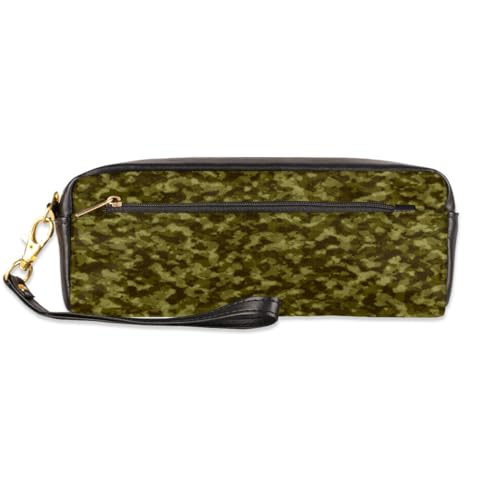 TropicalLife Abstraktes Federmäppchen aus PU-Leder, für Kinder, Mädchen, Jungen, Männer, Frauen, Muster, Camo-Federmäppchen, Reißverschluss, Schreibwaren, Kosmetik, Make-up-Taschen, farbe, von TropicalLife