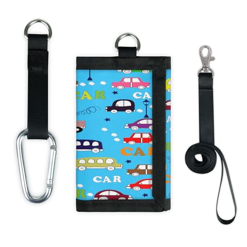 TropicalLife Auto Geldbörse Slim Kleine Tasche Geld Organizer Tasche Cartoon Busse Auto Leicht Tragbar Kleingeld Geldbörse von TropicalLife