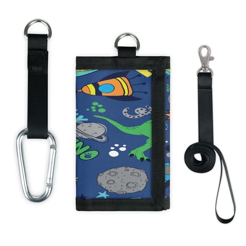 TropicalLife Dinosaurier-Geldbörse, schmal, klein, Geldbeutel, Dinosaurier-Farbe, leicht, tragbar, Kleingeldbörse von TropicalLife