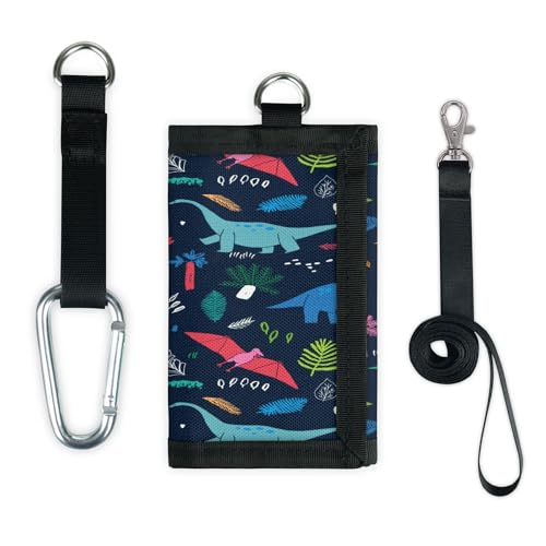 TropicalLife Dinosaurier-Geldbörse, schmal, klein, Geldbeutel, Dinosaurier-Tiere, leicht, tragbar, Kleingeldbörse von TropicalLife