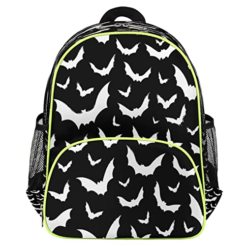 TropicalLife Fledermaus Tier Schultasche Kinder Rucksack für Mädchen Jungen Kindergarten Rucksack Casual Tagesrucksack Kinder Kleinkind Rucksack mit Brustschnalle, mehrfarbig von TropicalLife