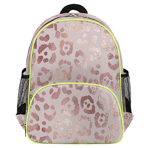 TropicalLife Giraffe Leopard Print Schultasche Kinder Rucksack für Mädchen Jungen Kindergarten Rucksack Casual Tagesrucksack Kinder Kleinkind Rucksack mit Brustschnalle, mehrfarbig von TropicalLife