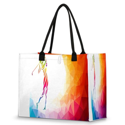 TropicalLife Golf-Sportsman, große Handtasche für Damen, Jugendliche, Mädchen, Golf-Sport, Schultertasche, Shopper Arbeit, Fitnessstudio, Organizer, Tasche, Tragegriff oben, farbig, 23.5 L TropicalLife Golf-Sportsman, große Handtasche für Damen, Jugendliche, Mädchen, Golf-Sport, Schultertasche, Shopper Arbeit, Fitnessstudio, Organizer, Tasche, Tragegriff oben, farbig, 23.5 L von TropicalLife
