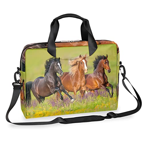 TropicalLife Horse 13-16 Zoll Laptoptasche Prancing Pferd Laptop Tasche Schultertasche Messenger Tragetasche Handtasche, multi, Einheitsgröße von TropicalLife