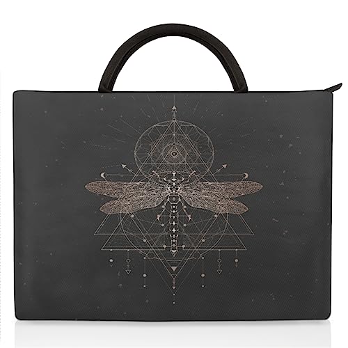 TropicalLife Mystic Libelle Laptoptasche für 13-17 Zoll Libelle Hand Laptop Tasche Aktentasche Messenger Tragetasche, multi, 15-17 in von TropicalLife