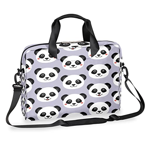 TropicalLife Panda 13-16 Zoll Laptoptasche Pandabär Laptoptasche Schultertasche Messenger Tragetasche Handtasche, multi, Einheitsgröße von TropicalLife