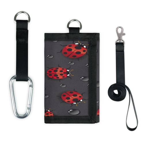 TropicalLife Red Ladybug Cute Wallet Slim Small Pocket Money Organizer Bag Ladybug Lightweight Portable Change Purse TropicalLife Red Ladybug Cute Wallet Slim Small Pocket Money Organizer Bag Ladybug Lightweight Portable Change Purse von TropicalLife