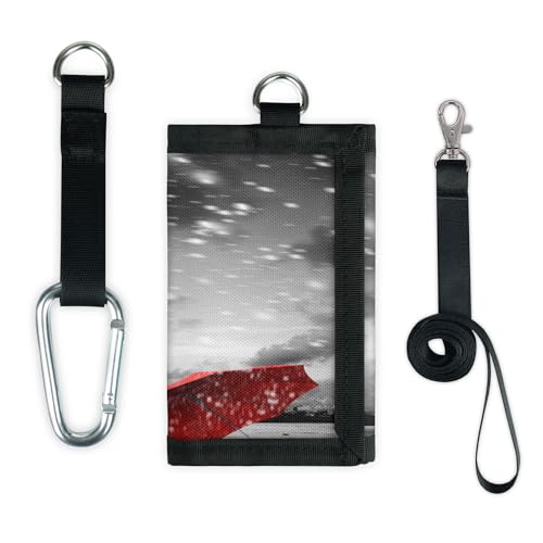 TropicalLife Regenschirm Paris Tower Eiffel Geldbörse Slim Kleine Tasche Geld Organizer Tasche Leicht Tragbar Kleingeld Geldbörse von TropicalLife