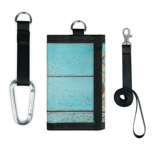 TropicalLife Seashells Seestern Blau Geldbörse Slim Small Pocket Money Organizer Bag Seestern Leicht Tragbar Kleingeld Geldbörse TropicalLife Seashells Seestern Blau Geldbörse Slim Small Pocket Money Organizer Bag Seestern Leicht Tragbar Kleingeld Geldbörse von TropicalLife