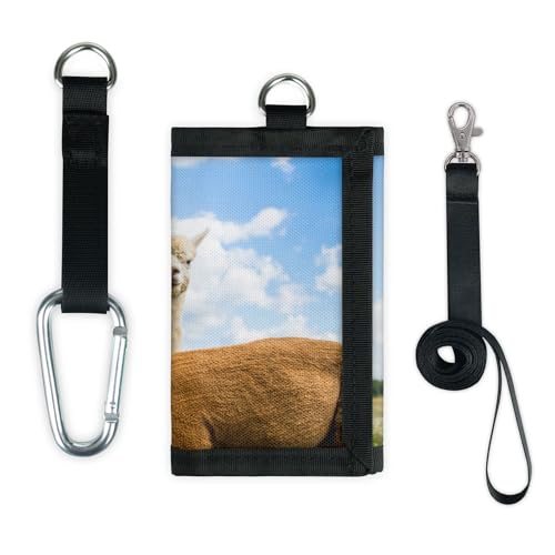TropicalLife Summer Alpacas Wallet Slim Small Pocket Money Organizers Bag Alpacas Llama Lightweight Portable Change Purse von TropicalLife