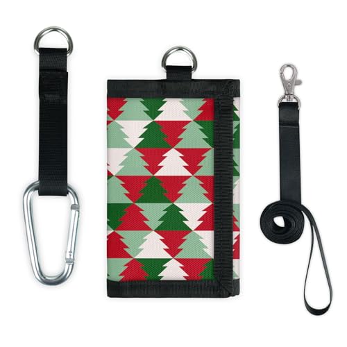 Weihnachten Geldbörse Slim Kleine Tasche Geld Organizer Tasche Winter Weihnachtsbaum Leicht Tragbar Kleingeld Geldbörse von TropicalLife