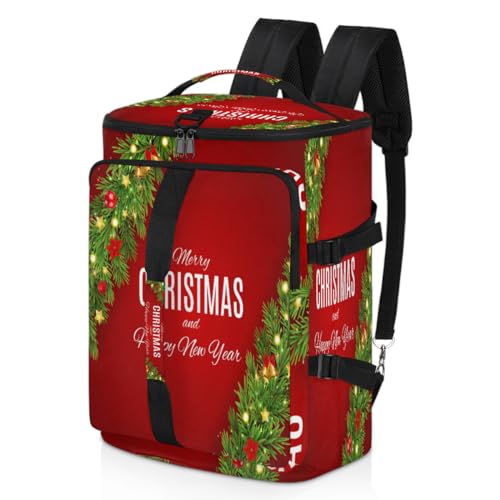 Weihnachts-Sport-Rucksack für Männer und Frauen, Merry Christmas, Wochenendtasche mit Schuhfach, Tragetasche, Übernachtungstasche, 47,5 l, für Sport, Fitnessstudio, Reisen, farbe, 47.5L, von TropicalLife