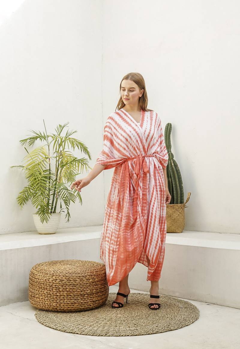 Kimono Gefärbte Robe, Ki01-Td08 Kimono, Krawattenfarbe Cover Up, Stylisch, Elegant, Strandhülle, Lockerer Kimono Gefärbte Robe, Ki01-Td08 Kimono, Krawattenfarbe Cover Up, Stylisch, Elegant, Strandhülle, Lockerer von TropisDesigns