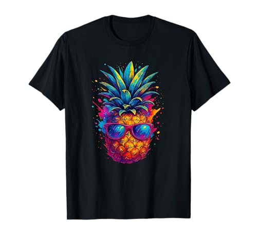 Ananas mit Sonnenbrille – Lustiges Hawaii Damen Herren T-Shirt Ananas mit Sonnenbrille – Lustiges Hawaii Damen Herren T-Shirt von Tropisch exotisch Colada Pineapple Hawaii