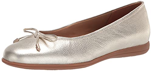 Trotters Damen Dellis Flache Sandale, Champagner, 43 EU Weit Trotters Damen Dellis Flache Sandale, Champagner, 43 EU Weit von Trotters