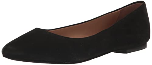 Trotters Damen Estee Flache Sandale, Schwarz Nubuk, 41.5 EU Weit von Trotters
