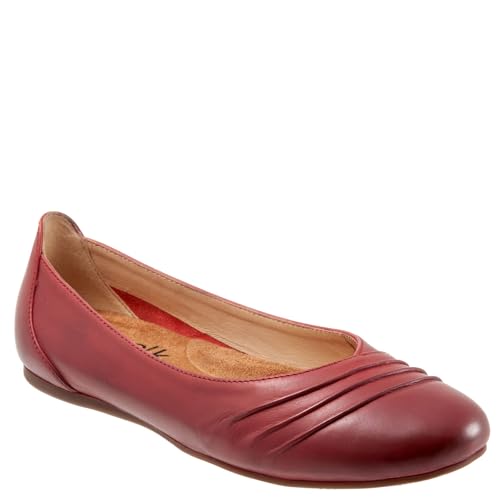 Trotters Damen Flats Ballerinas, Dunkelrot, 39.5 EU Weit Trotters Damen Flats Ballerinas, Dunkelrot, 39.5 EU Weit von Trotters