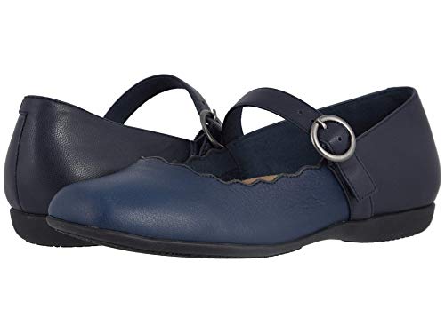 Trotters Damen Flats Flacher Slipper, Marineblau, 37 EU X-Weit von Trotters