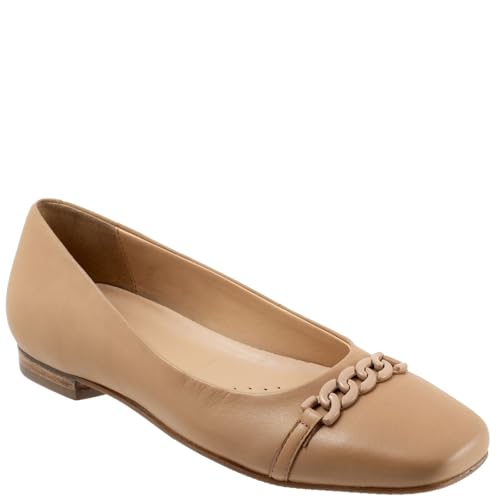 Trotters Damen Harmony Ballerinas, Hautfarben, 38.5 EU Weit Trotters Damen Harmony Ballerinas, Hautfarben, 38.5 EU Weit von Trotters