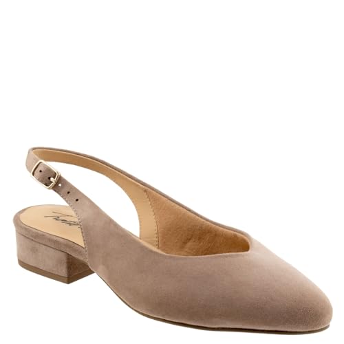 Trotters Damen Jessa Flat Sandal, Braungrau - Taupe Suede, 41.5 EU Weit Trotters Damen Jessa Flat Sandal, Braungrau - Taupe Suede, 41.5 EU Weit von Trotters