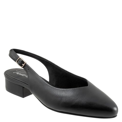 Trotters Damen Jessa Flat Sandal, Schwarz, 43 EU Weit von Trotters