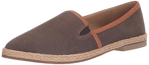 Trotters Damen Loafer/Slipon, Braune Leinwand, 38.5 EU Weit von Trotters