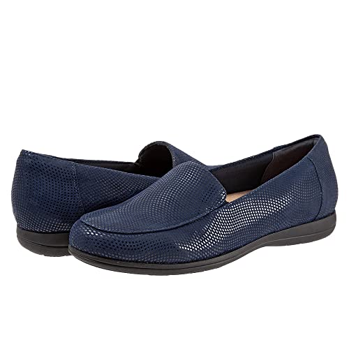 Trotters Damen Loafers Flache Sandale, Navy Mini Dots, 41 EU Weit Trotters Damen Loafers Flache Sandale, Navy Mini Dots, 41 EU Weit von Trotters