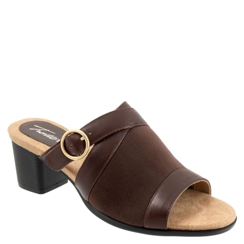 Trotters Damen Mitzie Flat Sandal, Dunkelbraun, 41.5 EU Weit Trotters Damen Mitzie Flat Sandal, Dunkelbraun, 41.5 EU Weit von Trotters