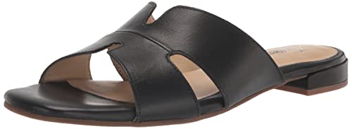 Trotters Damen Nell Flache Sandale, Schwarz, 42.5 EU Weit von Trotters