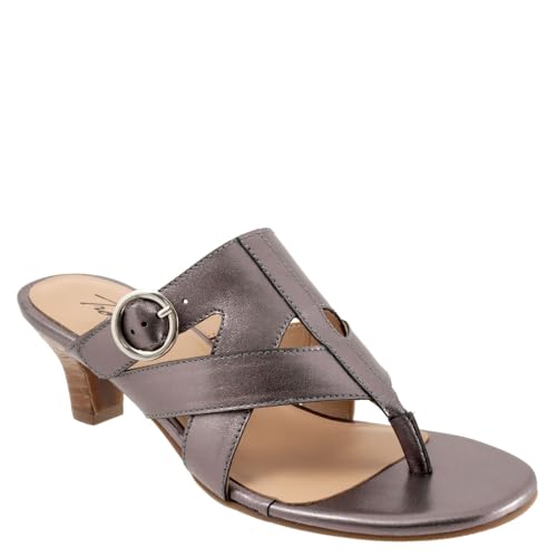 Trotters Damen Nikki Ballerinas, Zinn, 41 EU Weit von Trotters