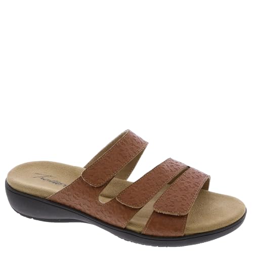 Trotters Damen Rose Tool Flache Sandalen, Gepäck, 39.5 EU Weit von Trotters