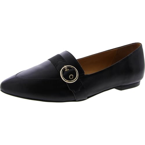 Trotters Emmett Flache Sandalen für Damen, Schwarz, 38 EU Weit von Trotters