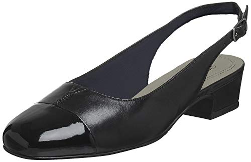 Trotters Frauen DEA Cap Toe Slingback Klassische Pumps Blau Groesse 7 US /38 EU von Trotters