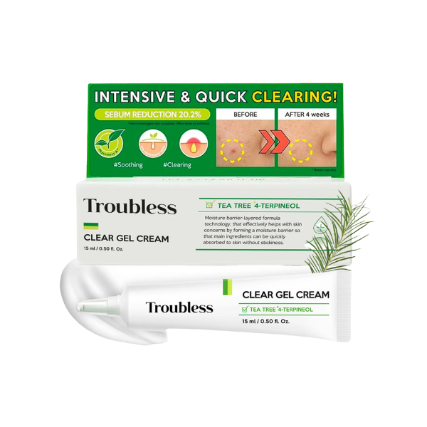 Troubless - Clear Gel Cream - 15ml von Troubless