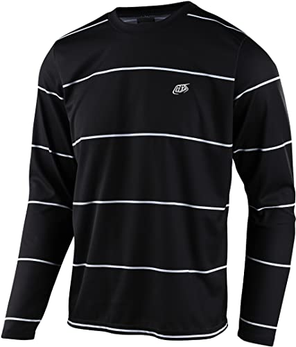 Troy Lee Designs Flowline Stacked Fahrrad Jersey (Black,S) von Troy Lee Designs