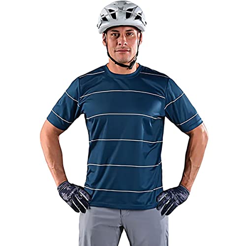 Troy Lee Designs Herren Flowline Revert Fahrradtrikot T-Shirt, blau, L von Troy Lee Designs