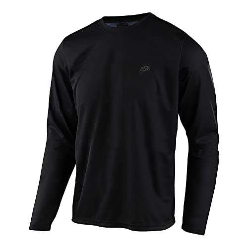 TROY LEE DESIGNS Herren Flowline Ls Jersey Black L Elektrowerkzeuge, Schwarz, Large von TROY LEE DESIGNS