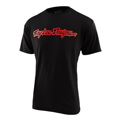 Troy Lee Designs T-Shirt Signature Schwarz Gr. M von Troy Lee Designs