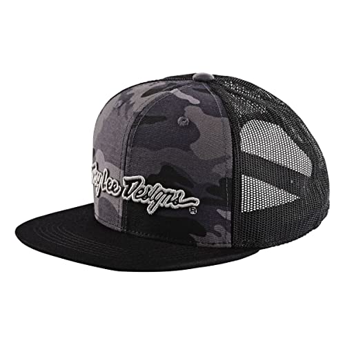 Troy Lee Designs Unisex Cappello Snapback Signature Camo Baby Hut, Nero, Taglia unica von Troy Lee Designs