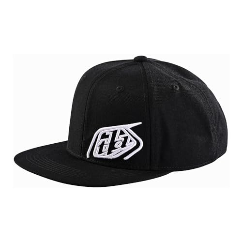 Troy Lee Designs Unisex Cappello Snapback Slice Baby Hut, Nero Bianco, Taglia unica von Troy Lee Designs