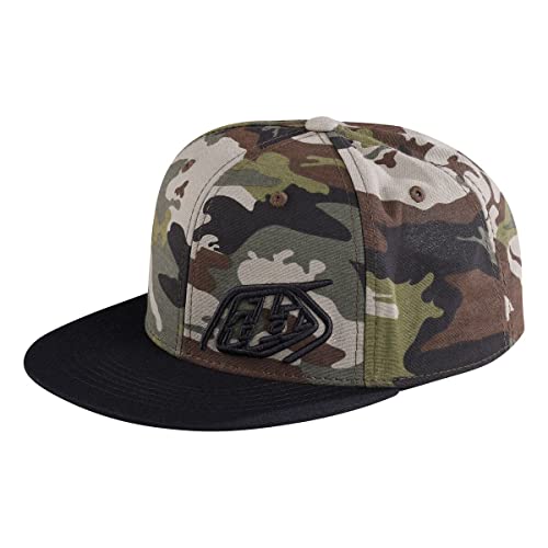 Troy Lee Designs Unisex Slice Camo Cappello Snapback Baby Hut, Verde Nero, Taglia unica von Troy Lee Designs