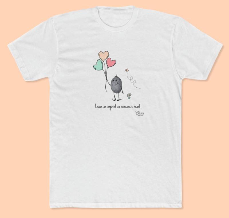 Herren T-Shirt Einen Abdruck Hinterlassen von TroyMadeIt