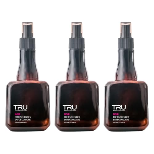 TRU Barbers Cologne Noir After Shave Spray (250ml 3er Pack) von Tru