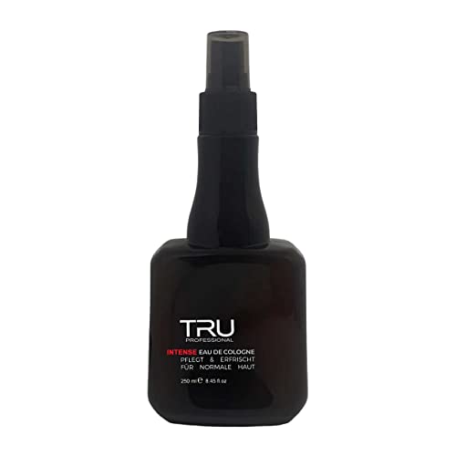 TRU Barbers Eau De Cologne After Shave Spray Nach der Rasur, 250ml (Intense, 250ml) von Tru
