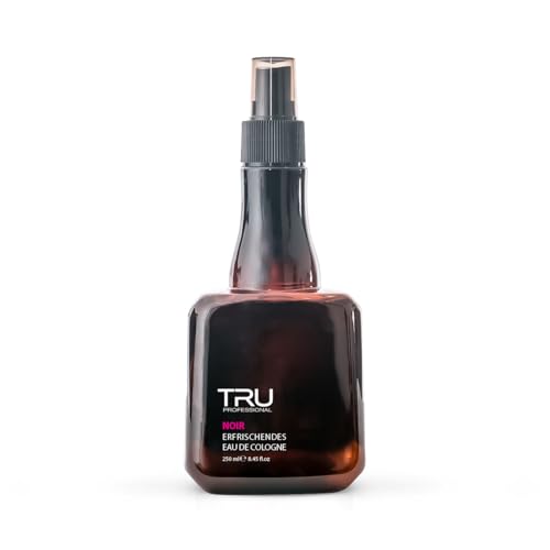 TRU Barbers Eau De Cologne After Shave Spray Nach der Rasur, 250ml (Noir, 250ml) von Tru