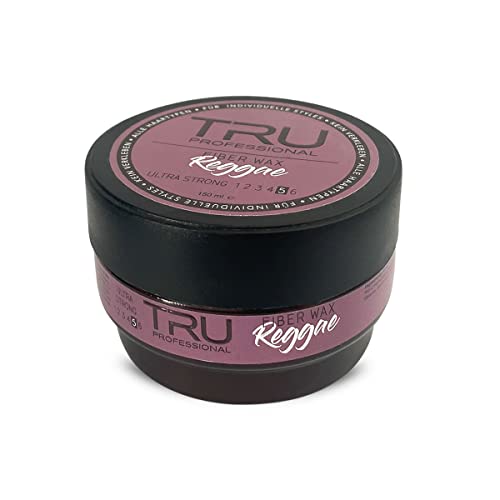 TRU Haarwachs Für Männer, Flexibles Haarstyling Mit Starkem Halt Für Täglichen Gebrauch 150ml (Fiber Wax Reggae) von Tru